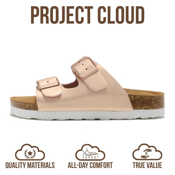 Kids | Genuine Leather Slides for Kids | Water Resistant | Lightweight | Non-Slip - Little Venita