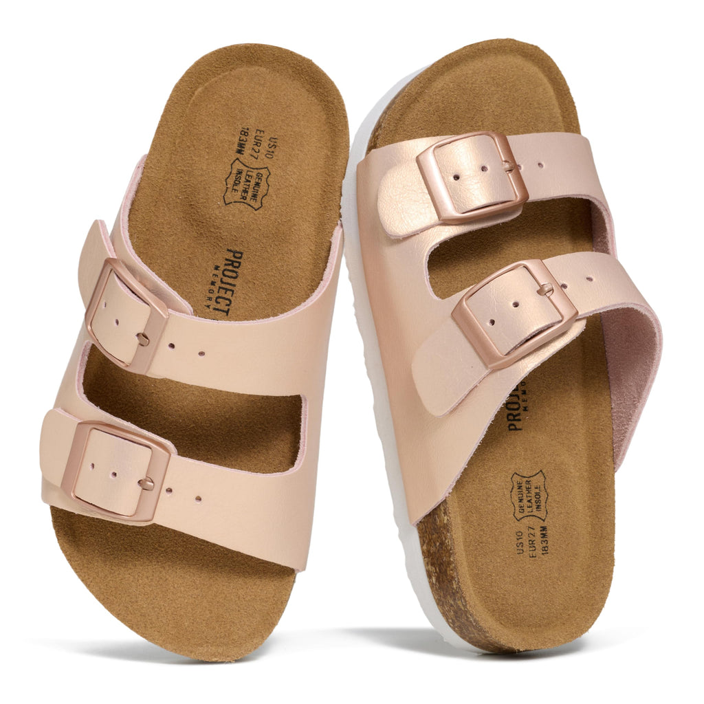 Kids | Genuine Leather Slides for Kids | Water Resistant | Lightweight | Non-Slip - Little Venita