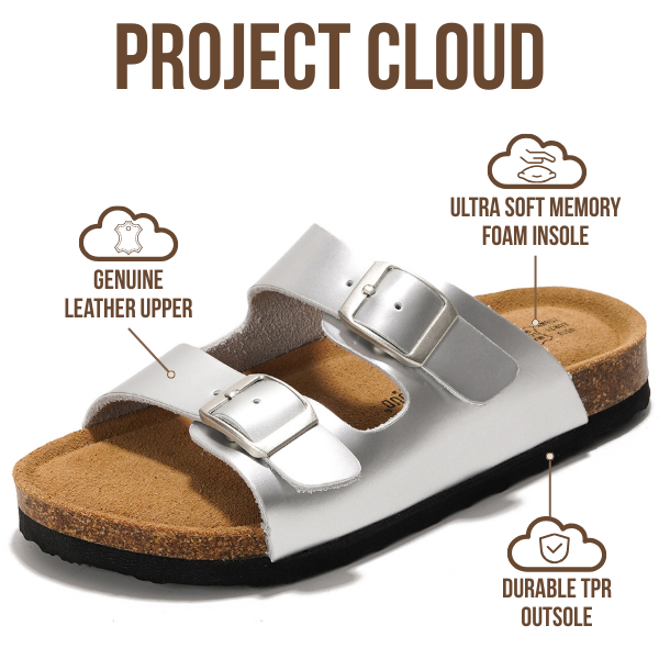 Kids | Genuine Leather Slides for Kids | Water Resistant | Lightweight | Non-Slip - Little Venita