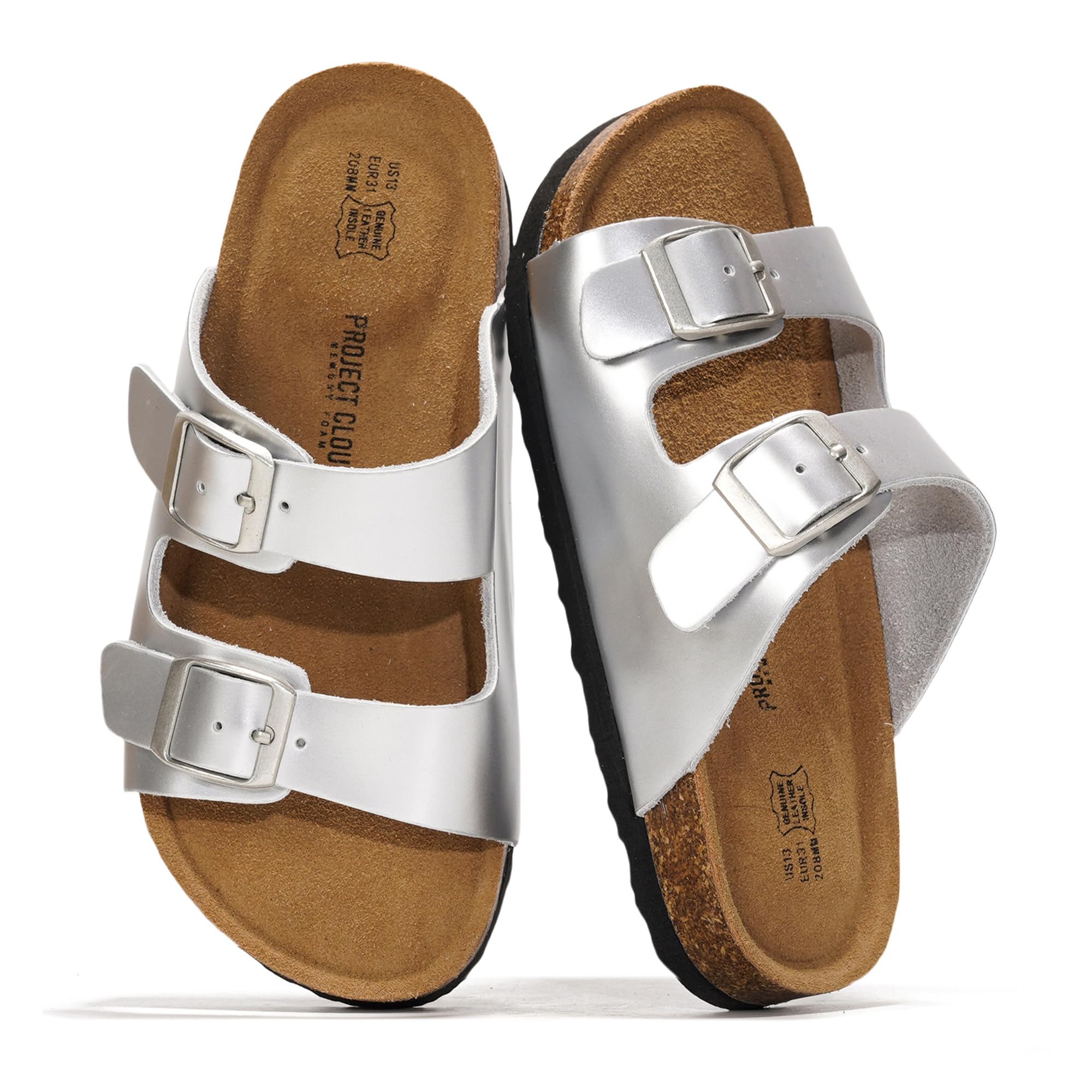 Kids | Genuine Leather Slides for Kids | Water Resistant | Lightweight | Non-Slip - Little Venita