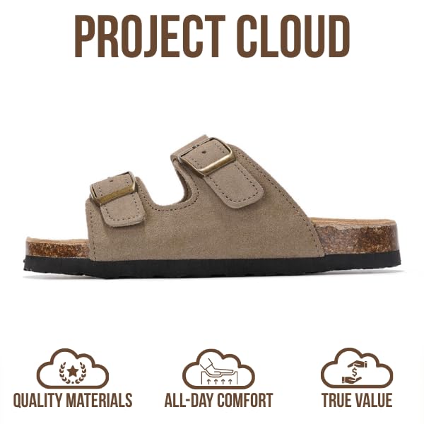 Kids | Genuine Leather Slides for Kids | Water Resistant | Lightweight | Non-Slip - Little Venita