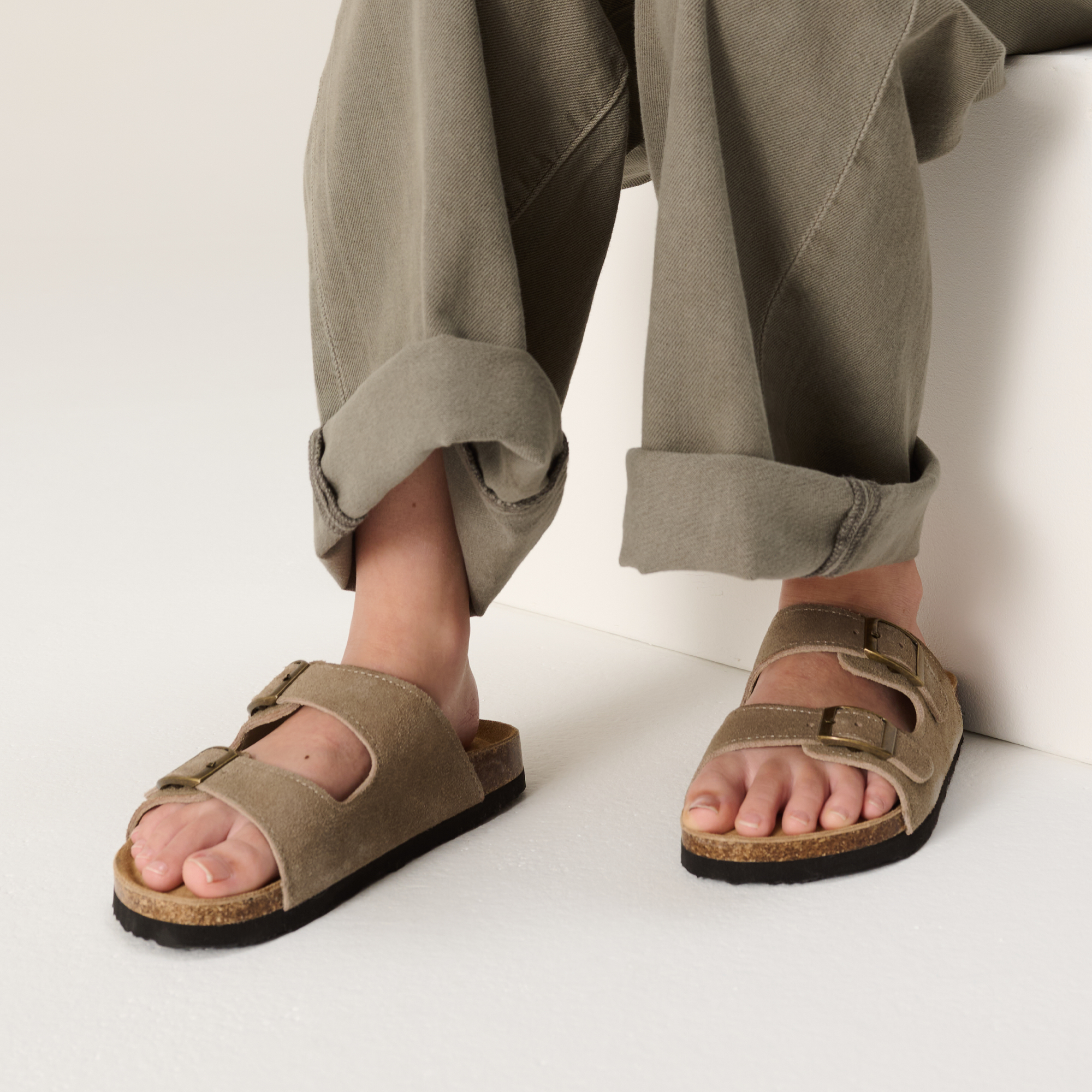 Kids | Genuine Leather Slides for Kids | Water Resistant | Lightweight | Non-Slip - Little Venita