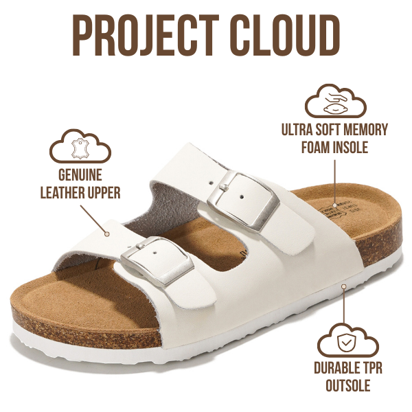Kids | Genuine Leather Slides for Kids | Water Resistant | Lightweight | Non-Slip - Little Venita