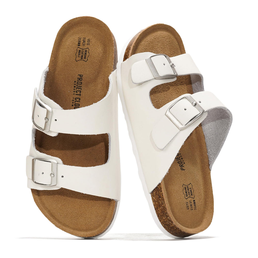Kids | Genuine Leather Slides for Kids | Water Resistant | Lightweight | Non-Slip - Little Venita