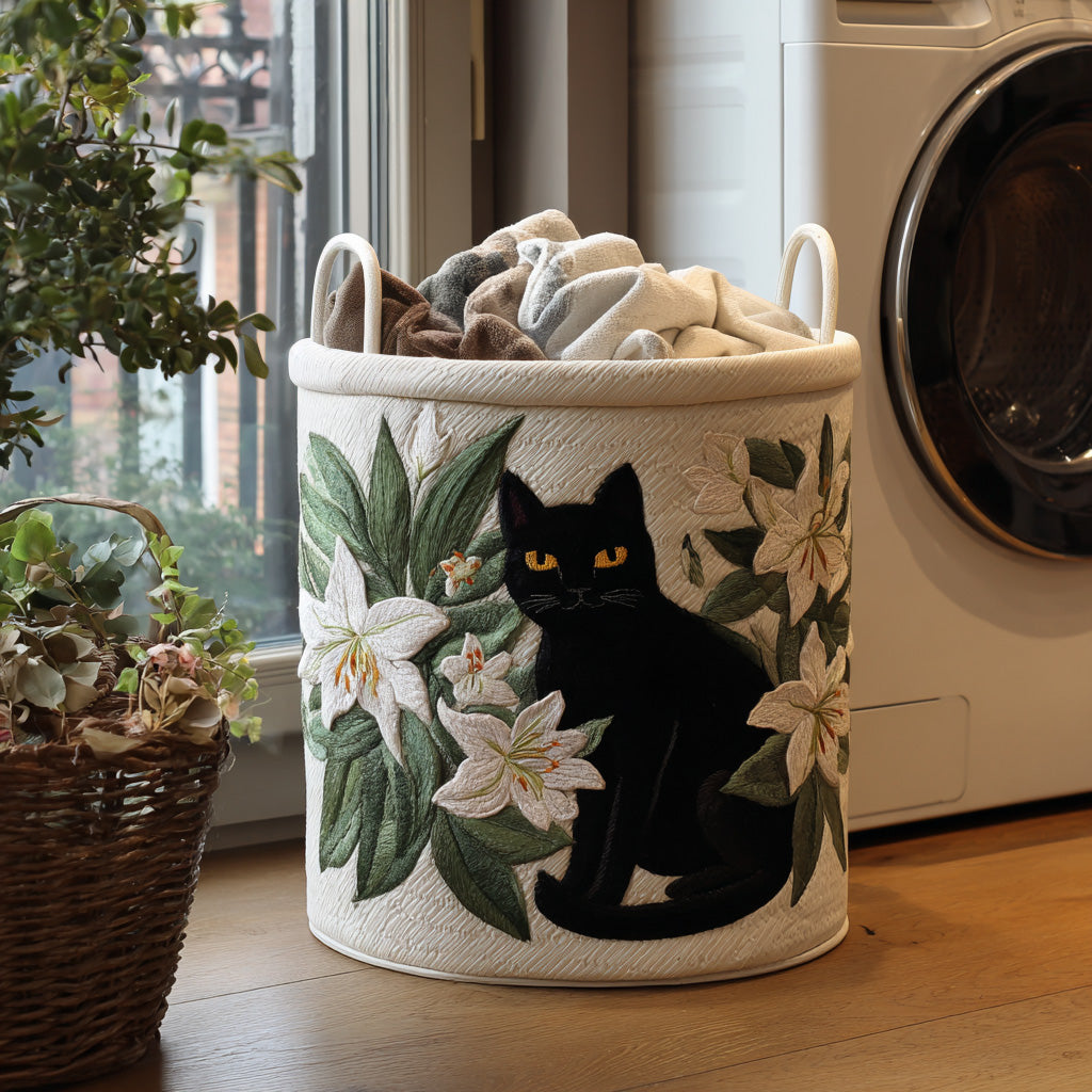 Cat Quilted | Handcrafted Basket