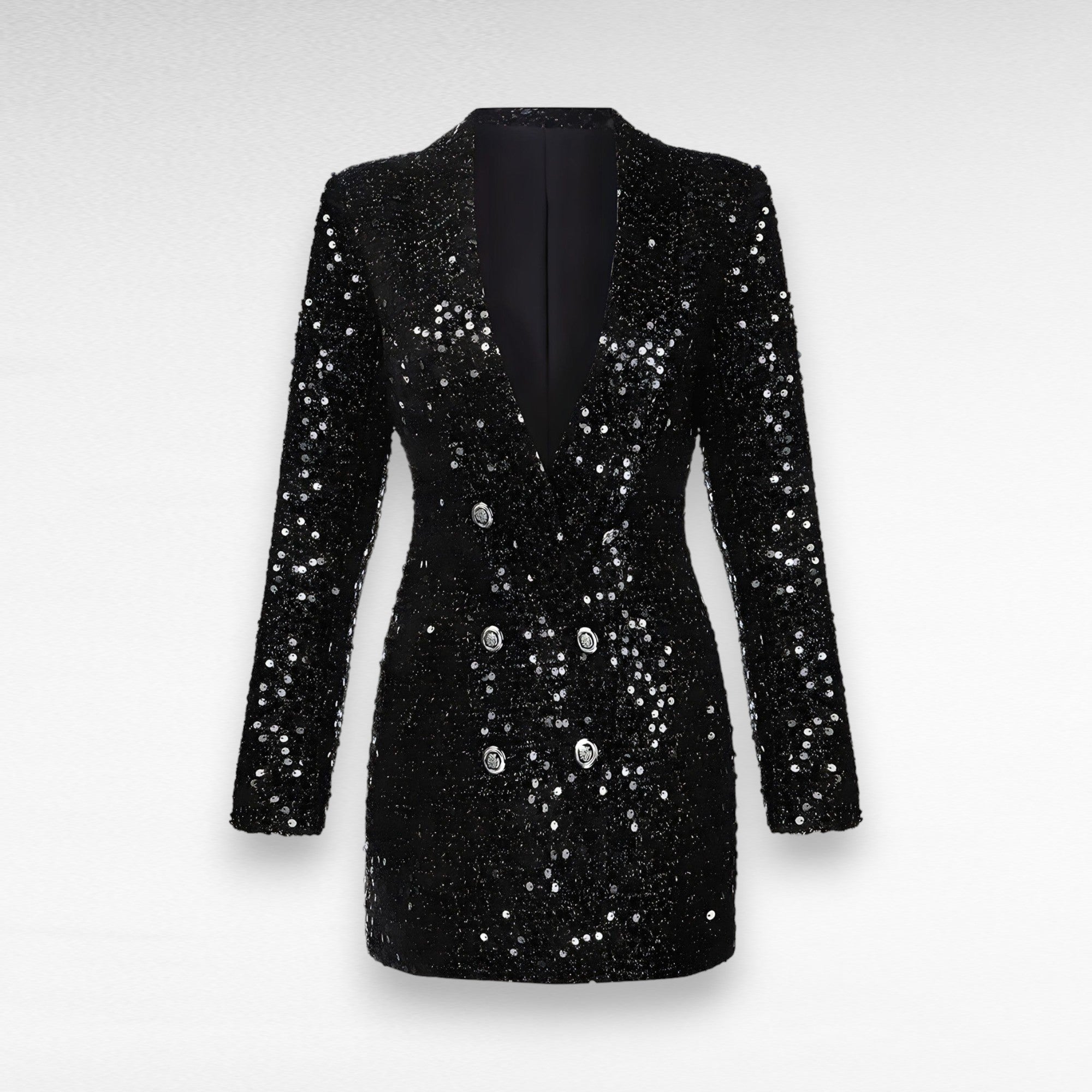 Robinson Sequin Blazer Women - Double - Breasted, Slim Fit - Luxe Atire