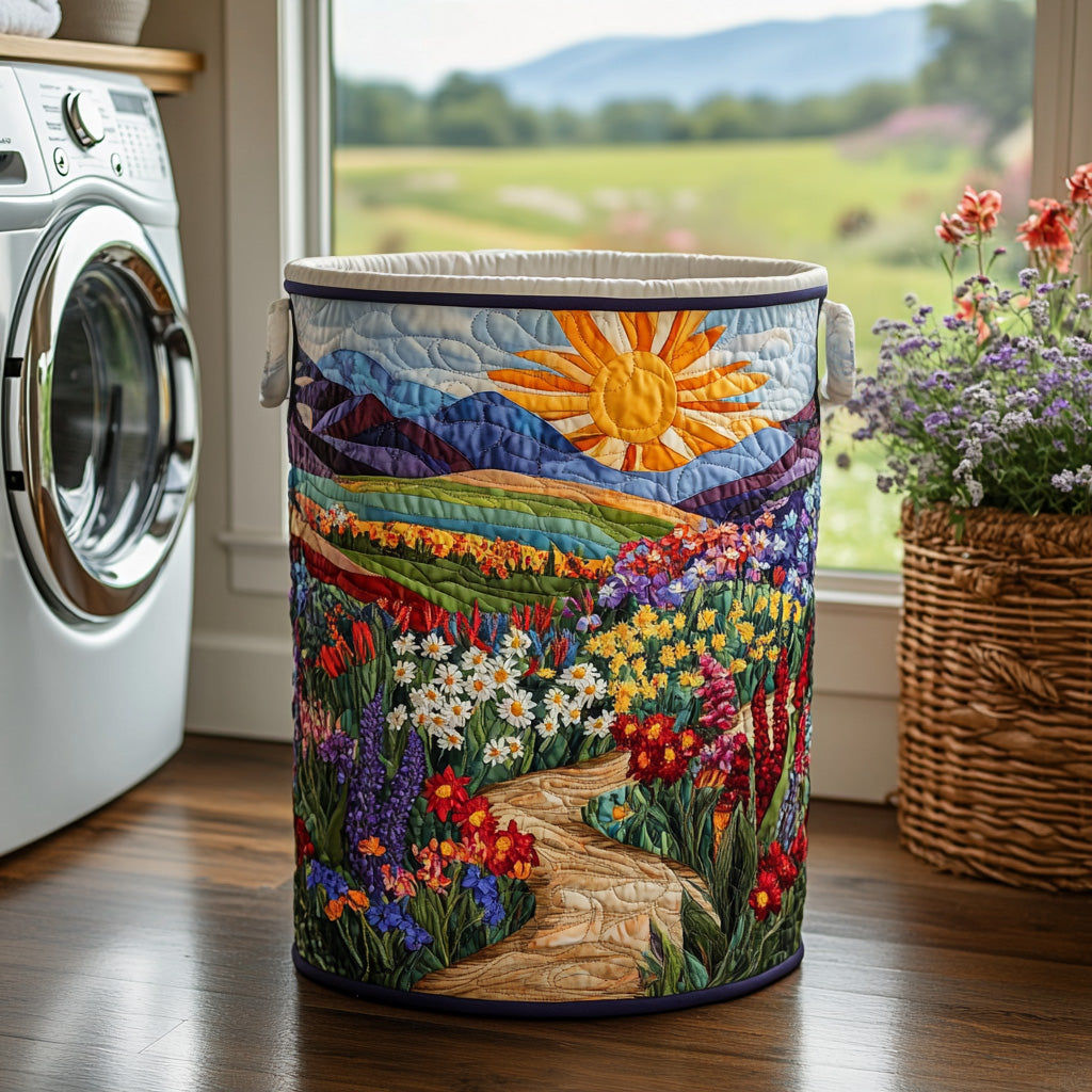 Meadow Song | Handcrafted Laundry Basket