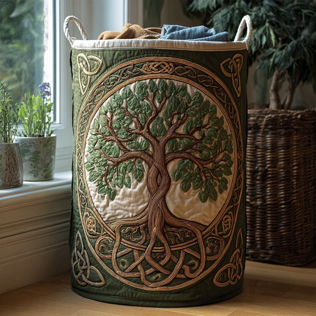 Tree of Life | Handcrafted Laundry Basket