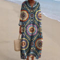 Soraya | Bohemian Dress with Ethnic Print
