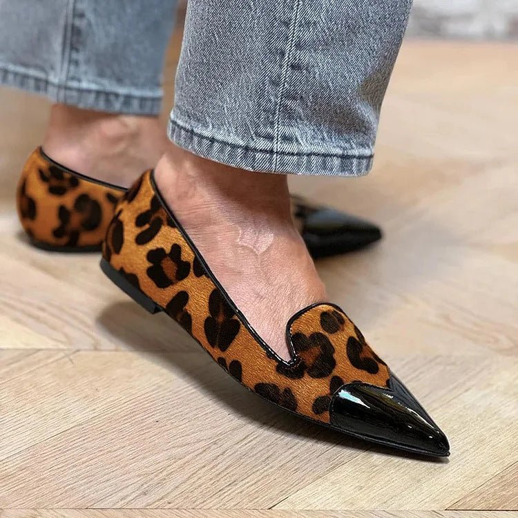 REFINED ANIMAL PRINT BALLET FLATS - Rossis Family Boutique Miami
