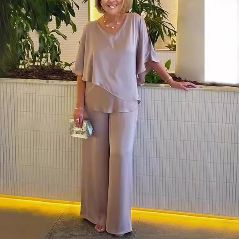 Martha - Comfortable wide leg set