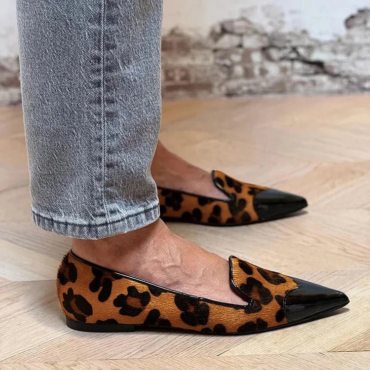 REFINED ANIMAL PRINT BALLET FLATS - Rossis Family Boutique Miami