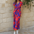FLORENCE | LIGHT AND ELEGANT COLOURFUL DRESS - Rossis Family Boutique Miami