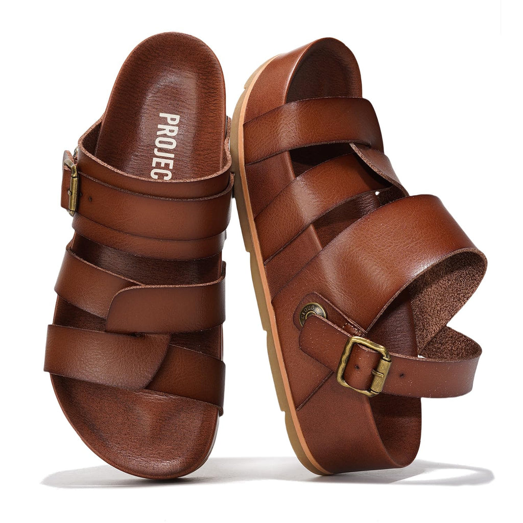 Women's | Eco-Leather Platform Sandals | Lightweight | Non-Slip - Proud