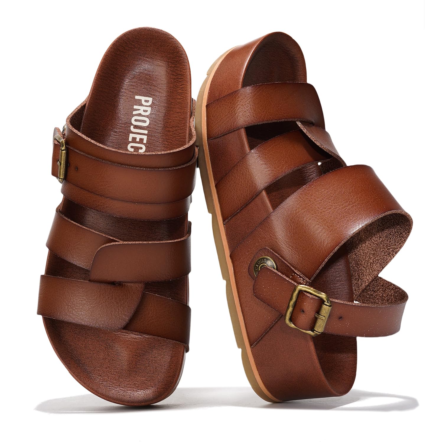 Women's | Eco-Leather Platform Sandals | Lightweight | Non-Slip - Proud