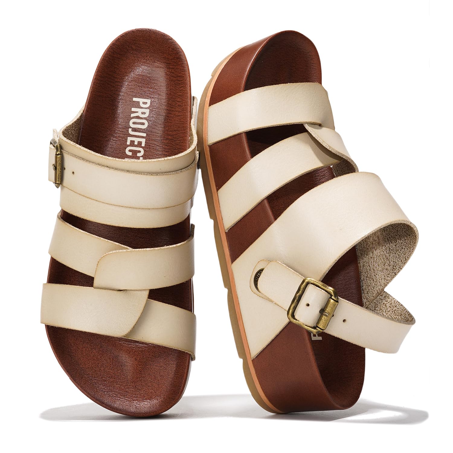 Women's | Eco-Leather Platform Sandals | Lightweight | Non-Slip - Proud