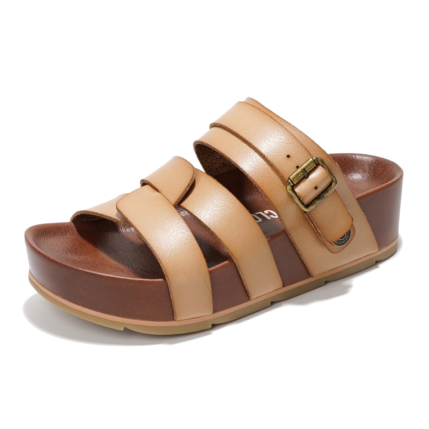 Women's | Eco-Leather Platform Sandals | Lightweight | Non-Slip - Proud