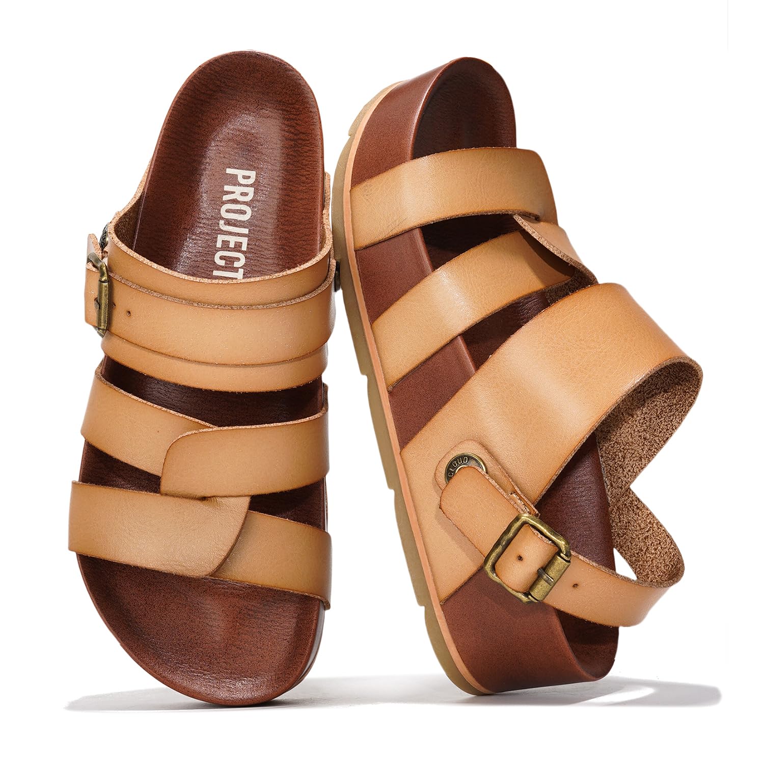 Women's | Eco-Leather Platform Sandals | Lightweight | Non-Slip - Proud