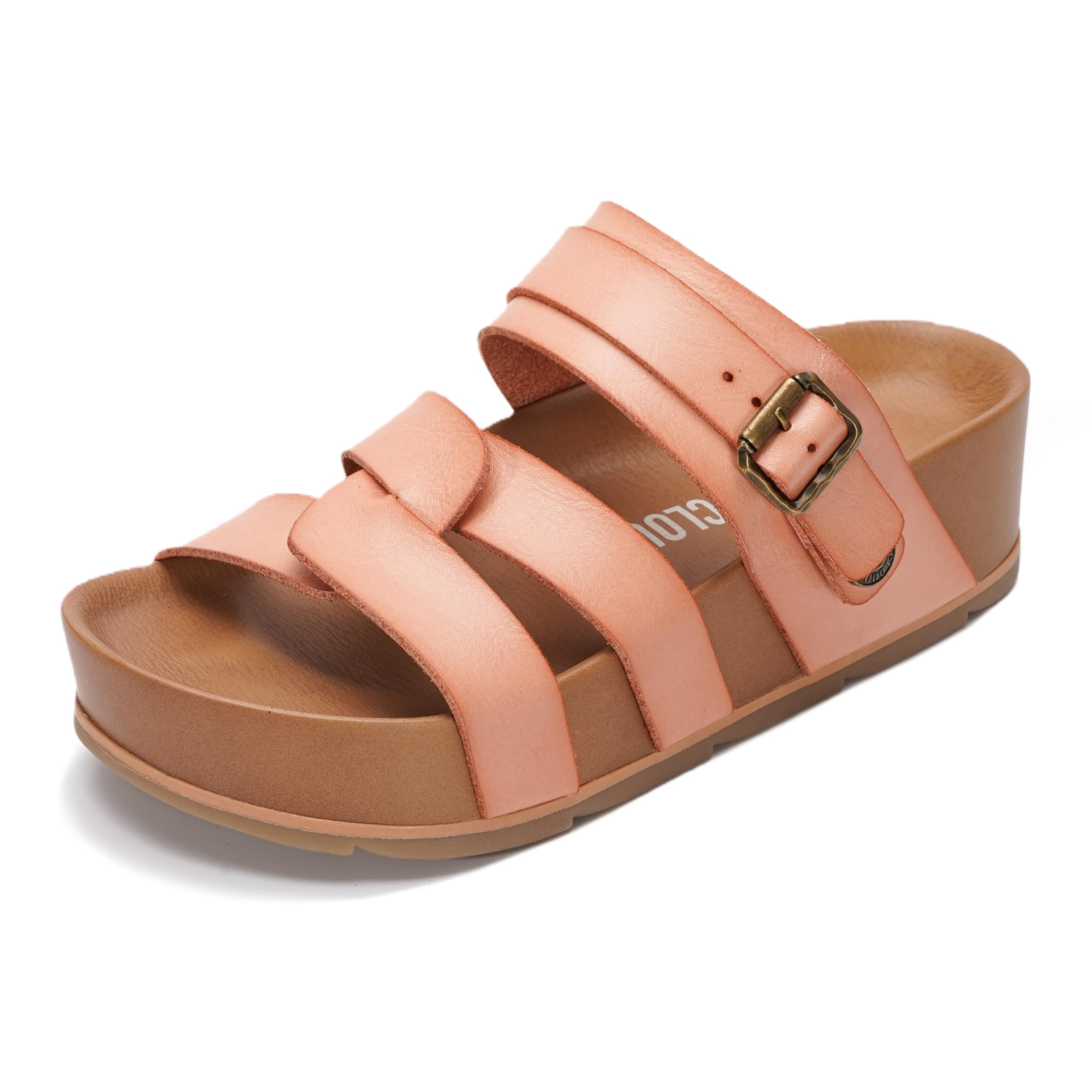 Women's | Eco-Leather Platform Sandals | Lightweight | Non-Slip - Proud