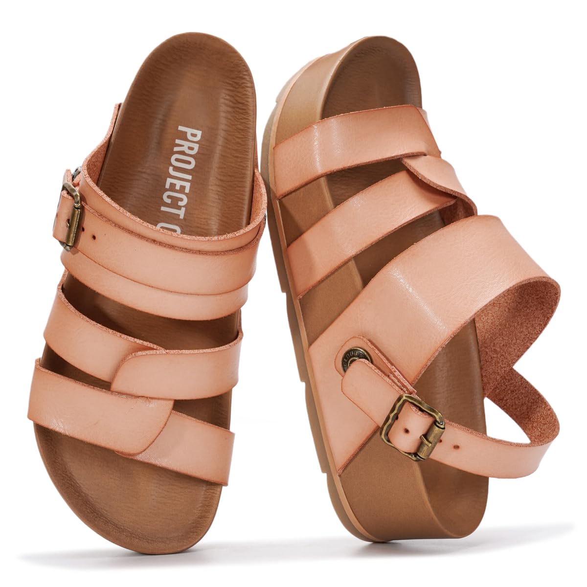 Women's | Eco-Leather Platform Sandals | Lightweight | Non-Slip - Proud