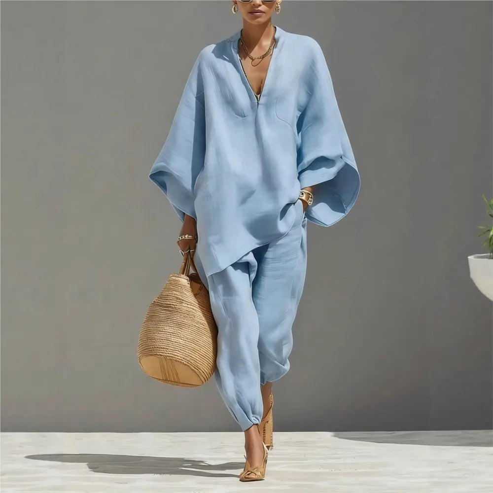 Silvia | Pantaloni Casual Larghi Retro Semplici per Donna