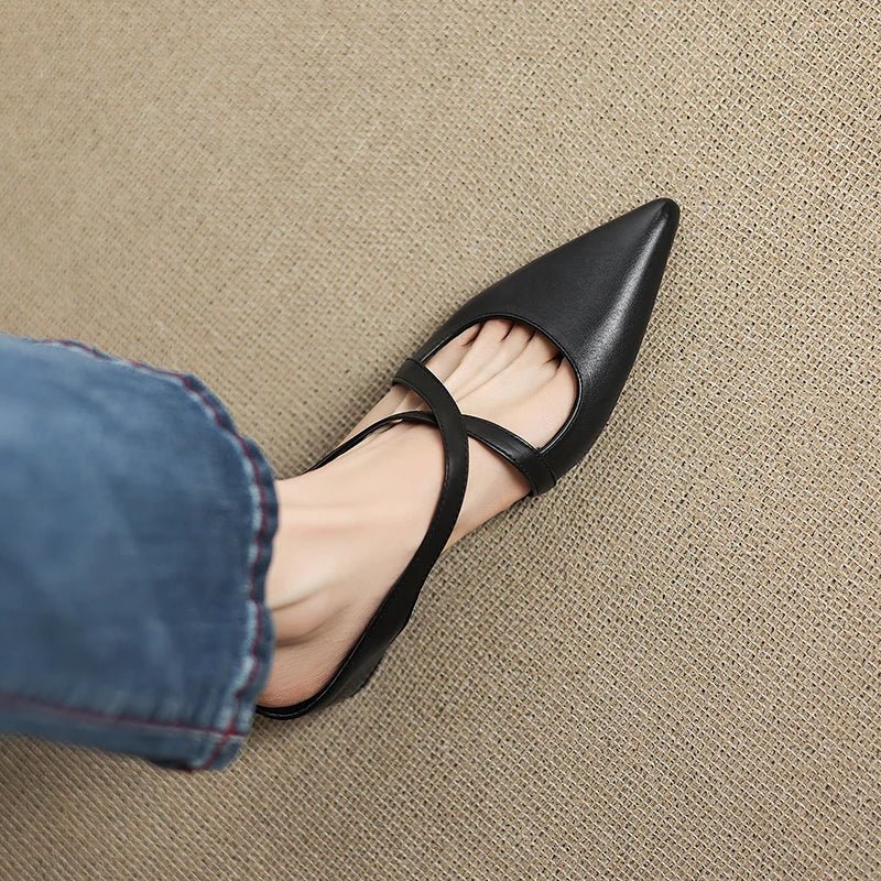 Aluna | Mules in Genuine Leather