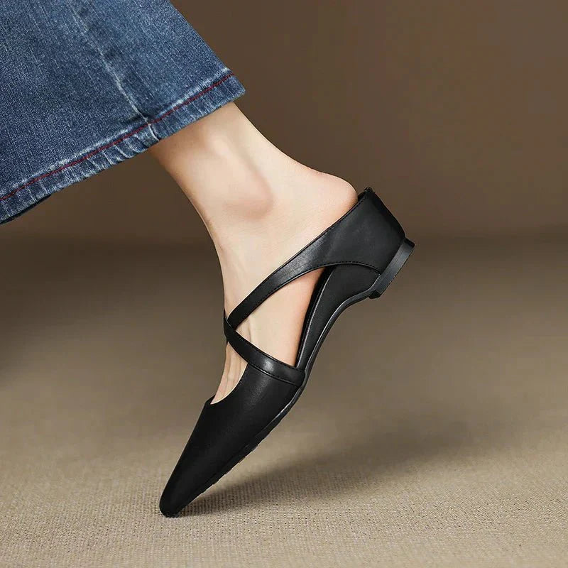 Aluna | Mules in Genuine Leather