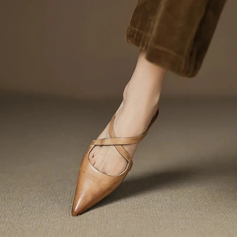 Aluna | Mules in Genuine Leather