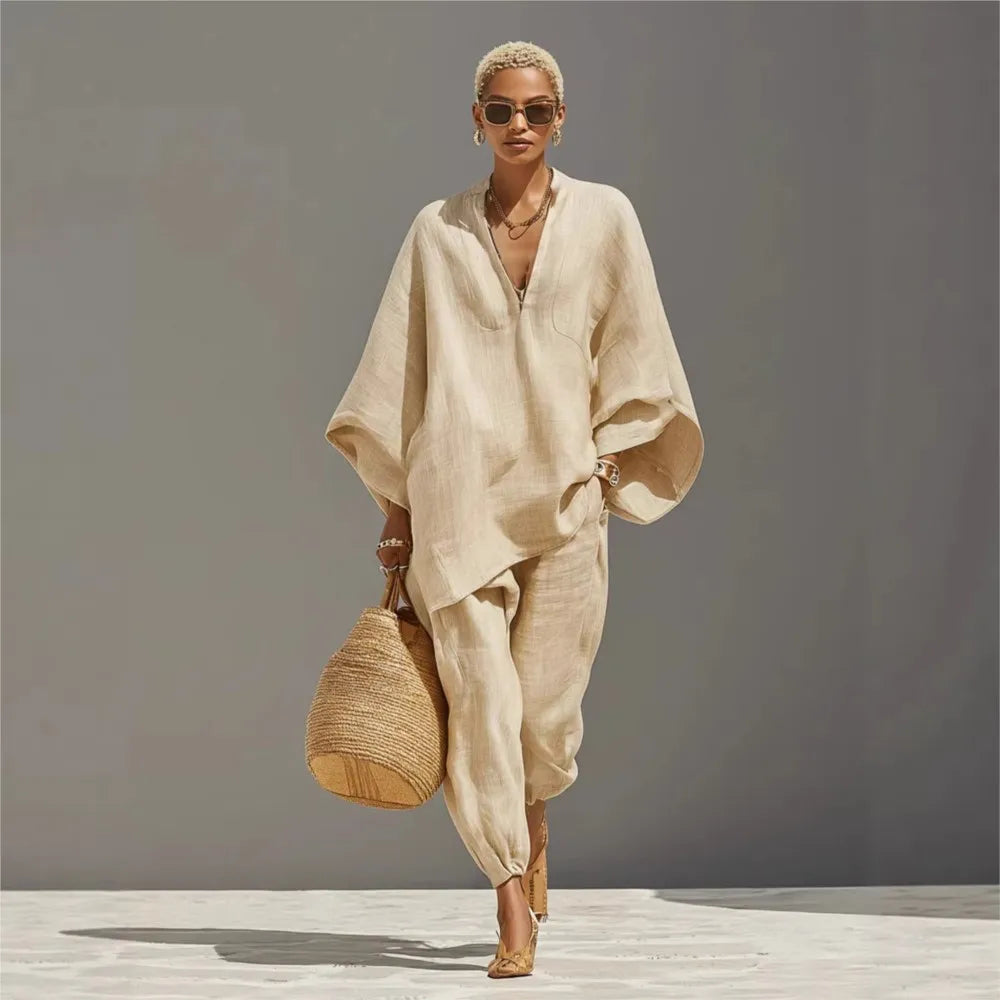 Silvia | Pantaloni Casual Larghi Retro Semplici per Donna