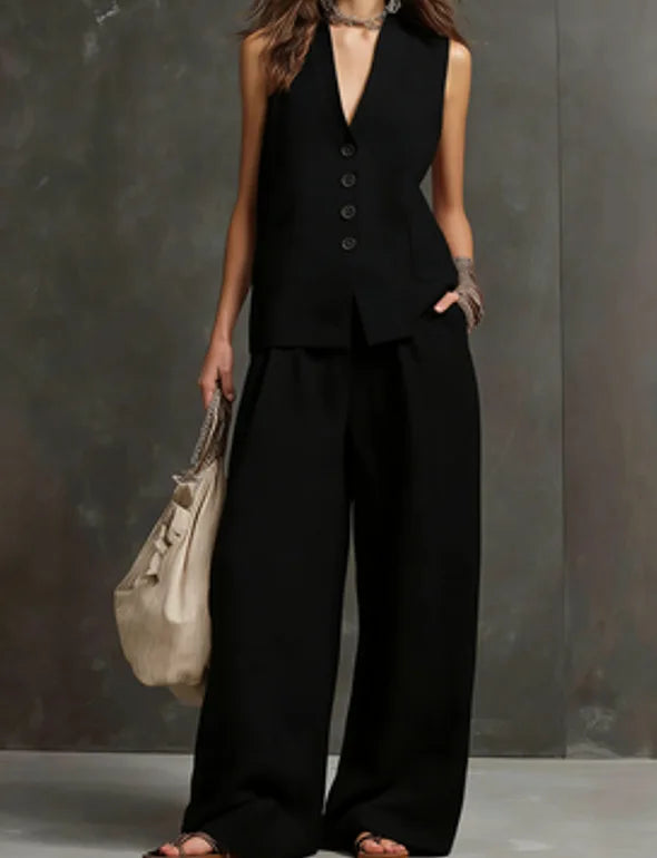 Monica | Completo Set casual a due pezzi per ufficio e estate