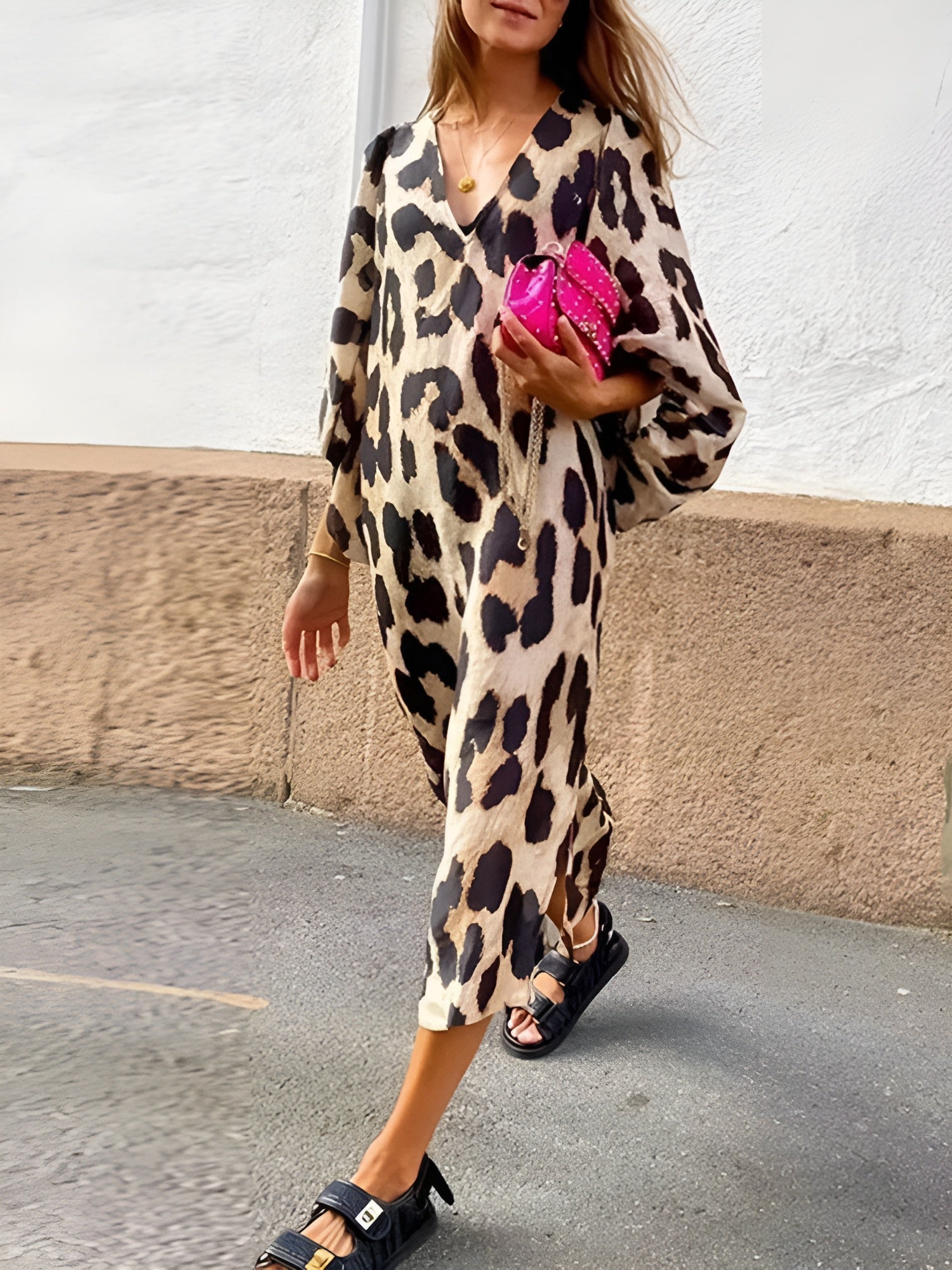 SILVIE | BOLD AND ELEGANT LEOPARD DRESS - Rossis Family Boutique Miami