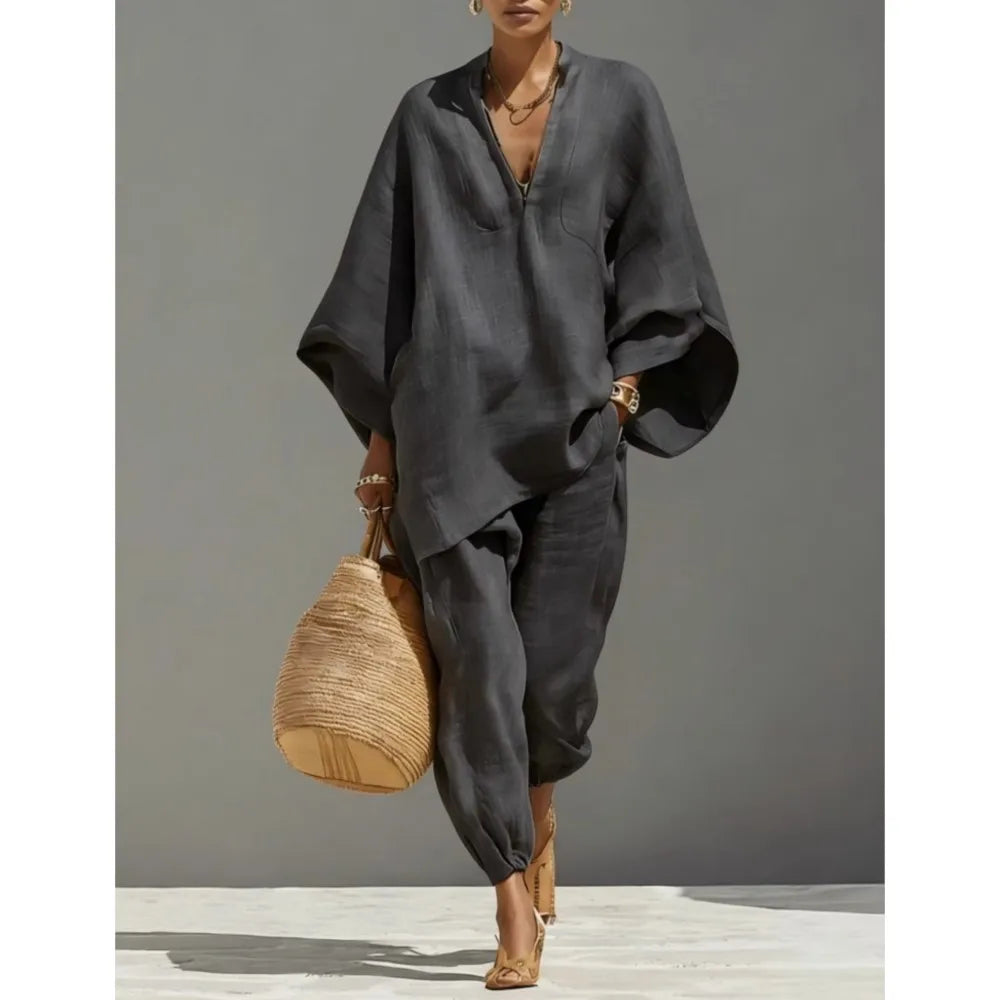 Silvia | Pantaloni Casual Larghi Retro Semplici per Donna