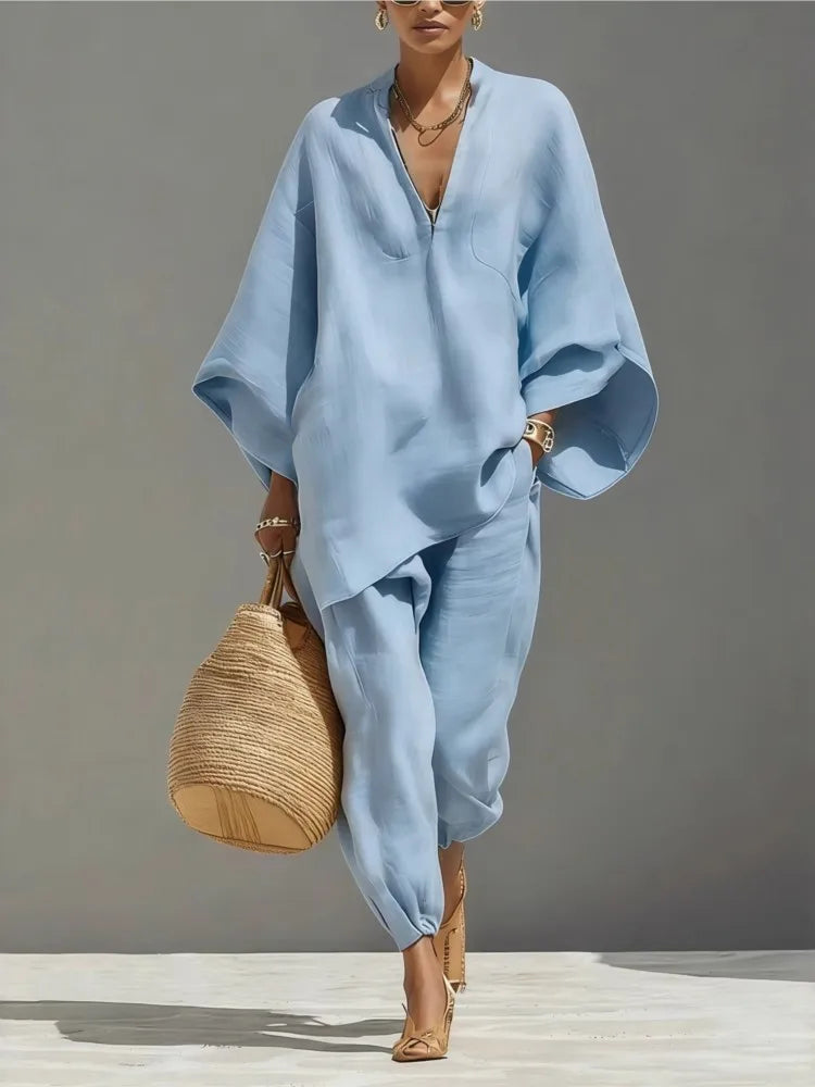 Silvia | Pantaloni Casual Larghi Retro Semplici per Donna