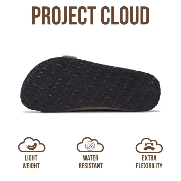 Women's | 100% Genuine Leather Women Flat Sandals | ProjectPlush | Lightweight | Non-Slip - Santorini