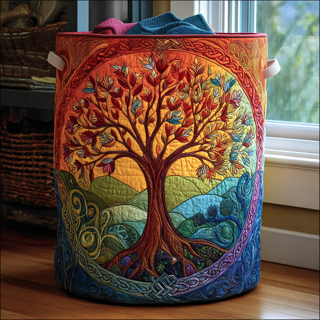 Tree of Life | Handcrafted Laundry Basket