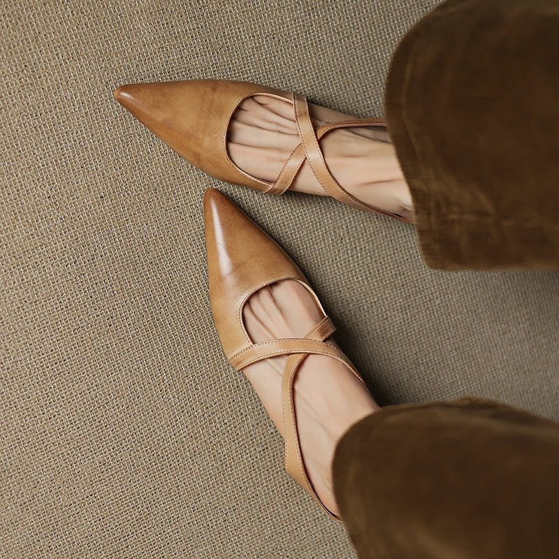 Aluna | Mules in Genuine Leather