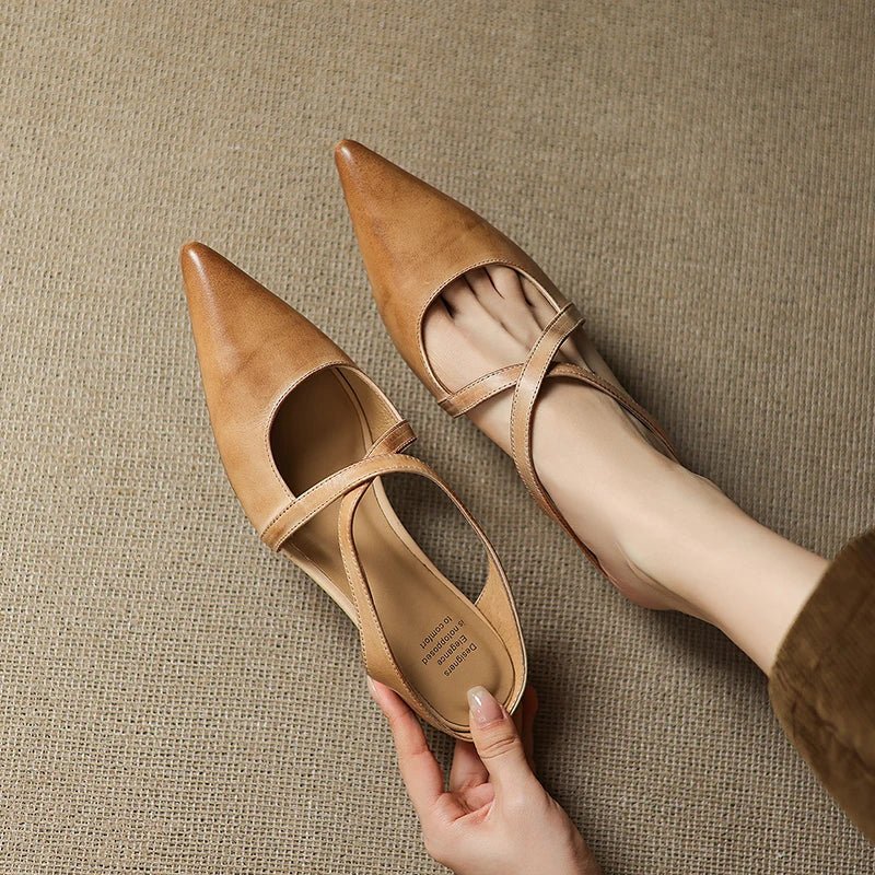 Aluna | Mules in Genuine Leather