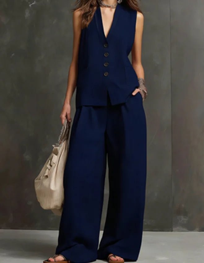 Monica | Completo Set casual a due pezzi per ufficio e estate