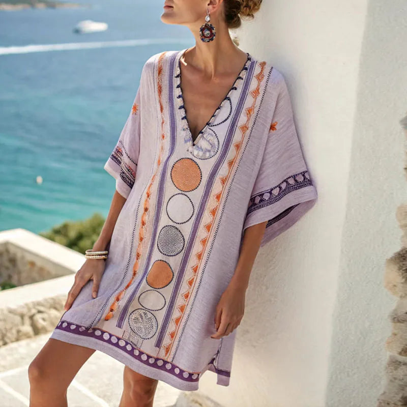 Esmee - Elegant and Comfortable Beach Dress for Effortless Style