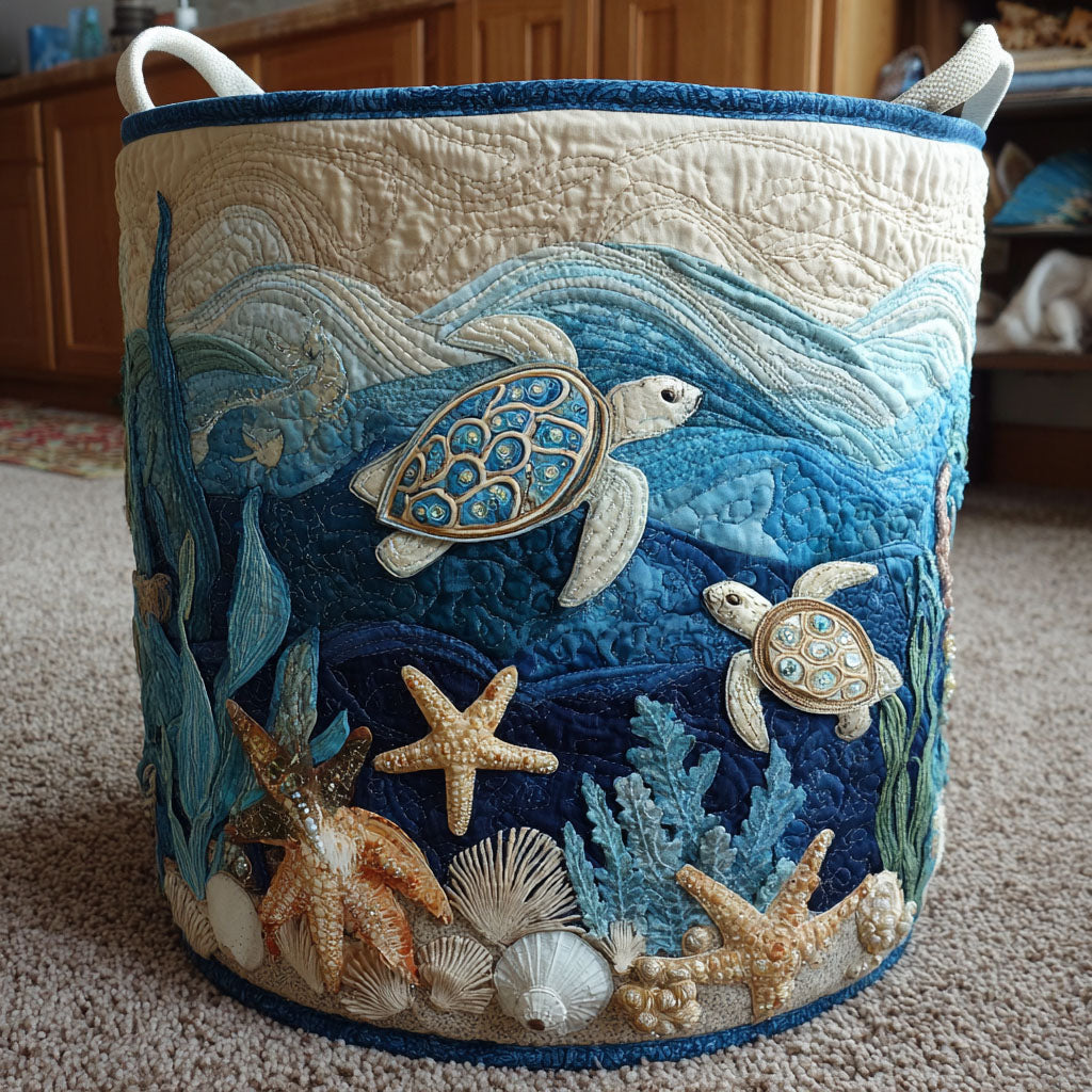 Turtle Quilted | Handcrafted Basket