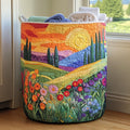 Bright Meadow | Handcrafted Laundry Basket