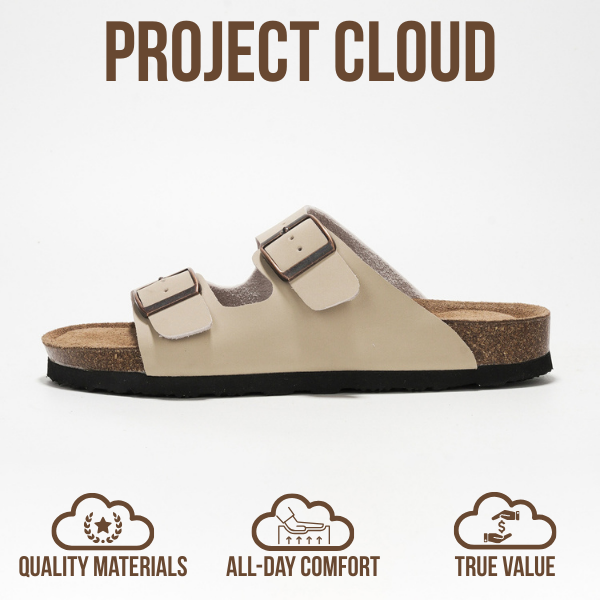 Women's | 100% Genuine Leather Womens Sandals | Memory Foam | Lightweight | Non-Slip - Venita