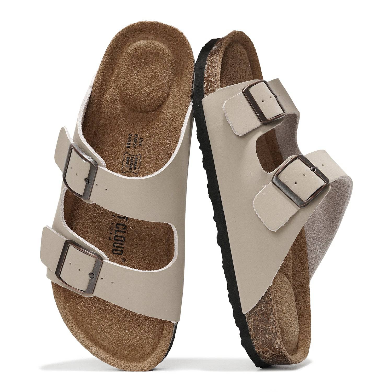 Women's | 100% Genuine Leather Womens Sandals | Memory Foam | Lightweight | Non-Slip - Venita
