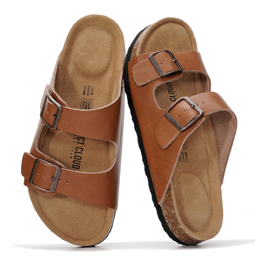 Women's | 100% Genuine Leather Womens Sandals | Memory Foam | Lightweight | Non-Slip - Venita