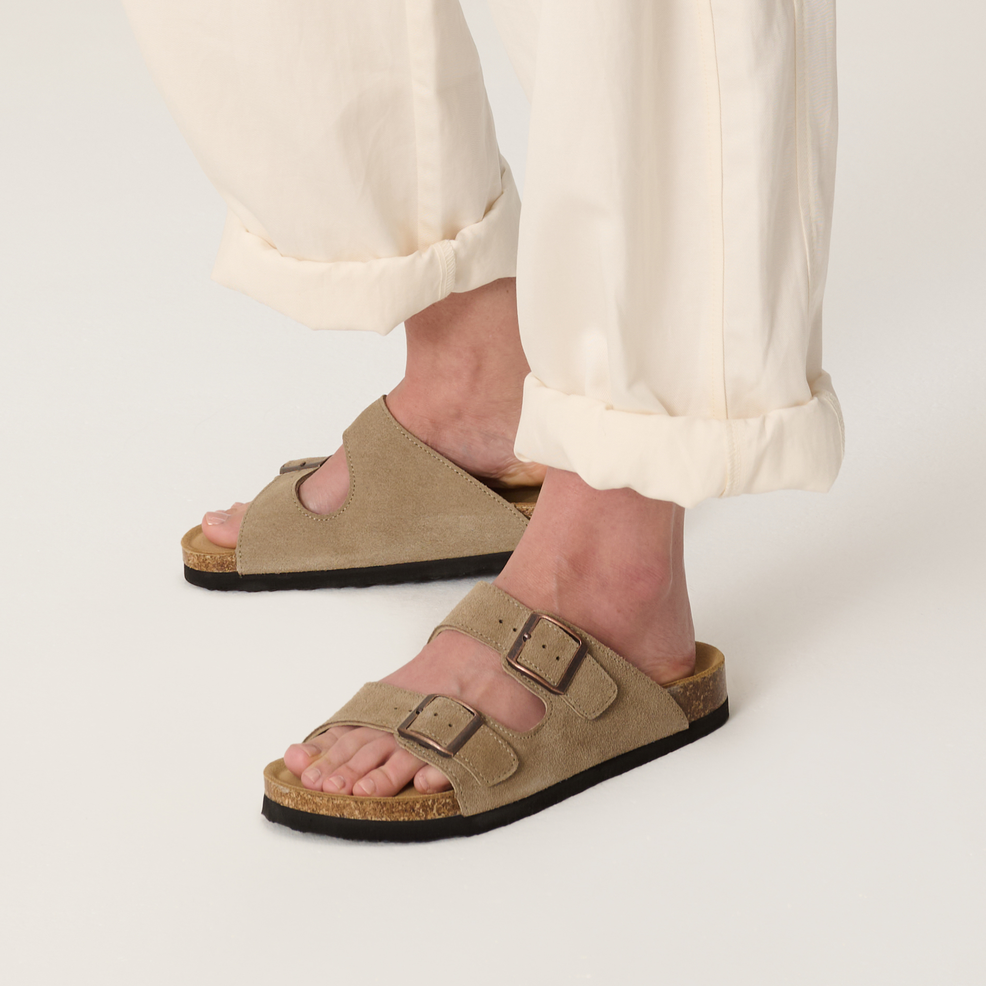 Women's | 100% Genuine Leather Womens Sandals | Memory Foam | Lightweight | Non-Slip - Venita