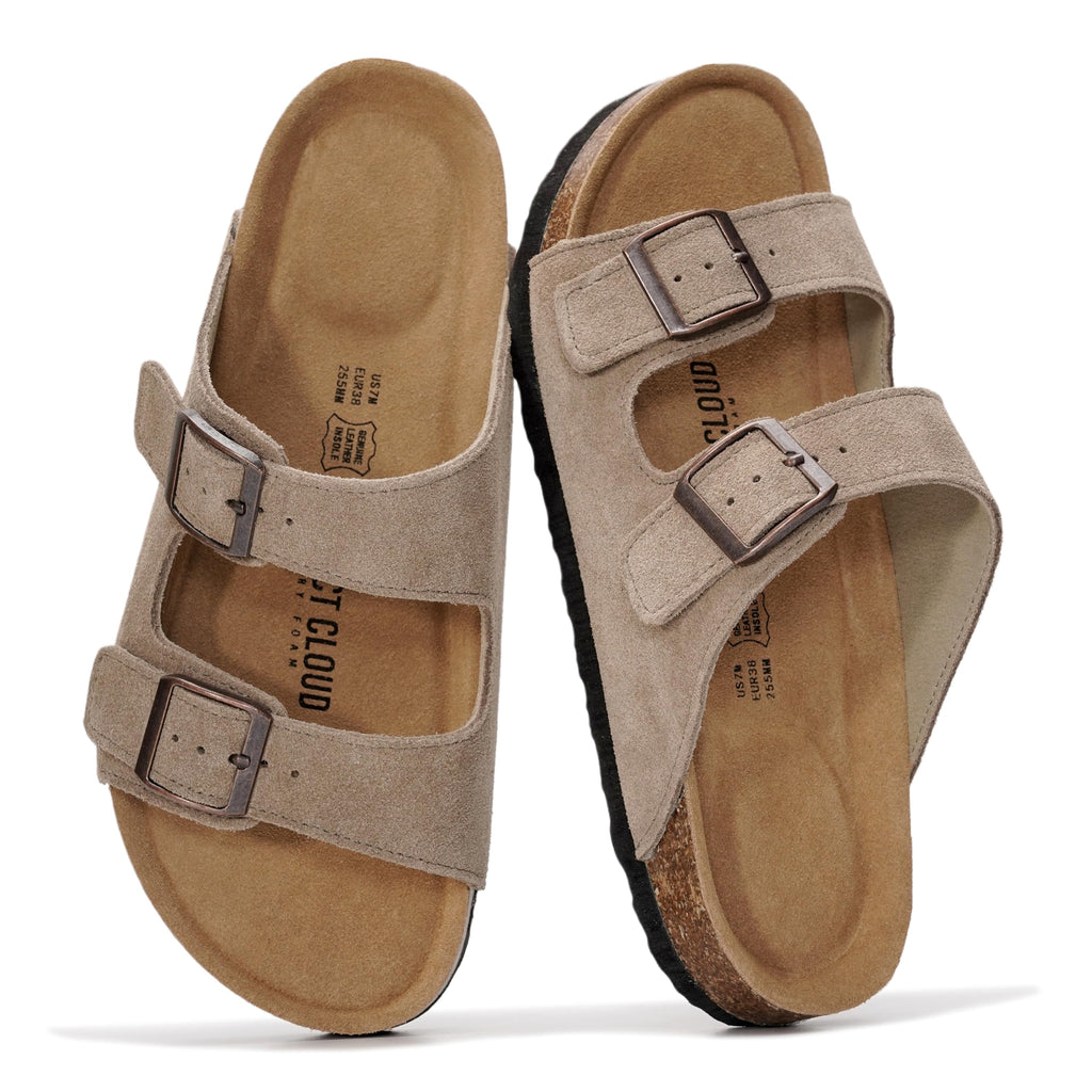 Women's | 100% Genuine Leather Womens Sandals | Memory Foam | Lightweight | Non-Slip - Venita