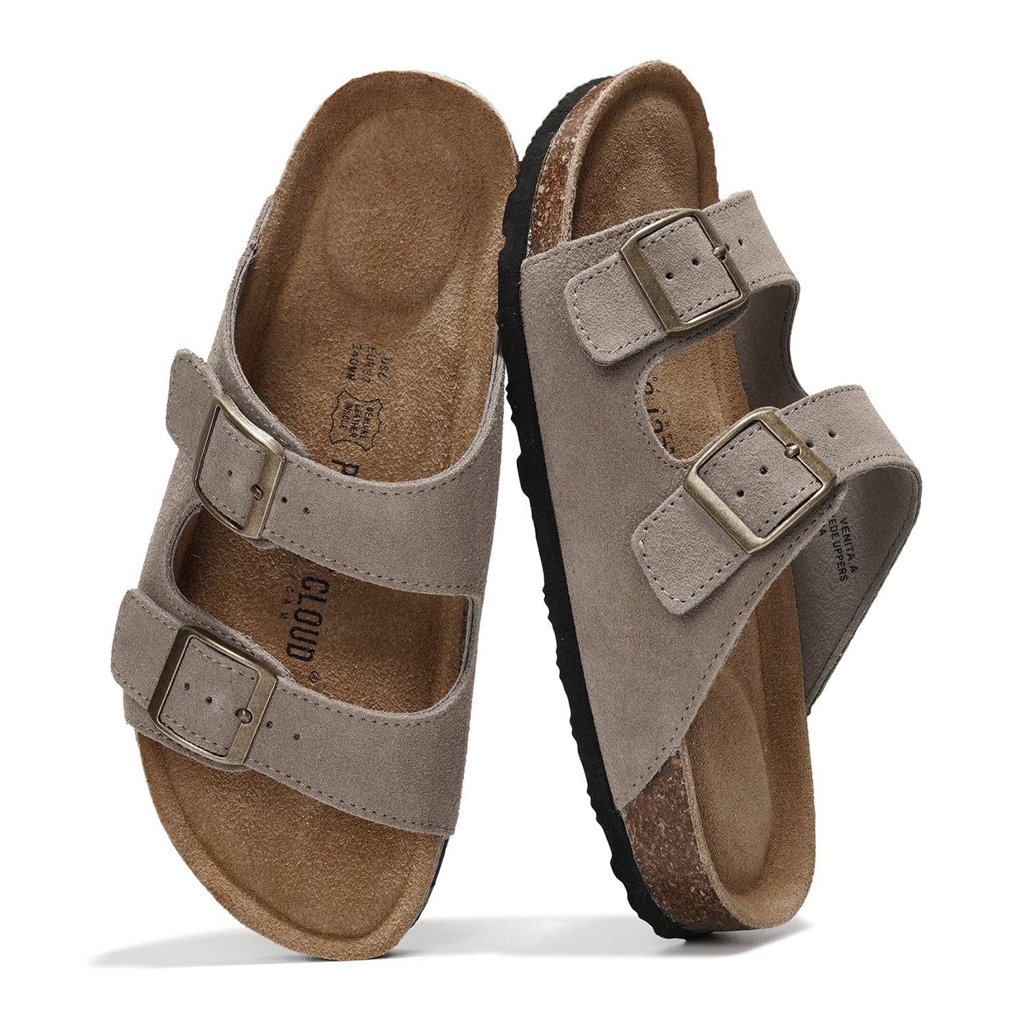 Women's | 100% Genuine Leather Womens Sandals | Memory Foam | Lightweight | Non-Slip - Venita