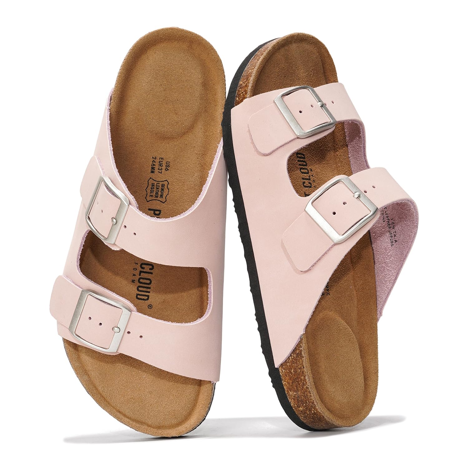 Women's | 100% Genuine Leather Womens Sandals | Memory Foam | Lightweight | Non-Slip - Venita