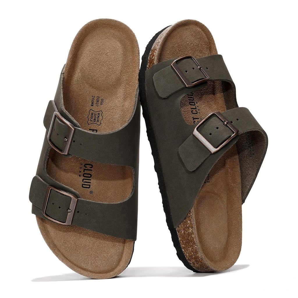 Women's | 100% Genuine Leather Womens Sandals | Memory Foam | Lightweight | Non-Slip - Venita