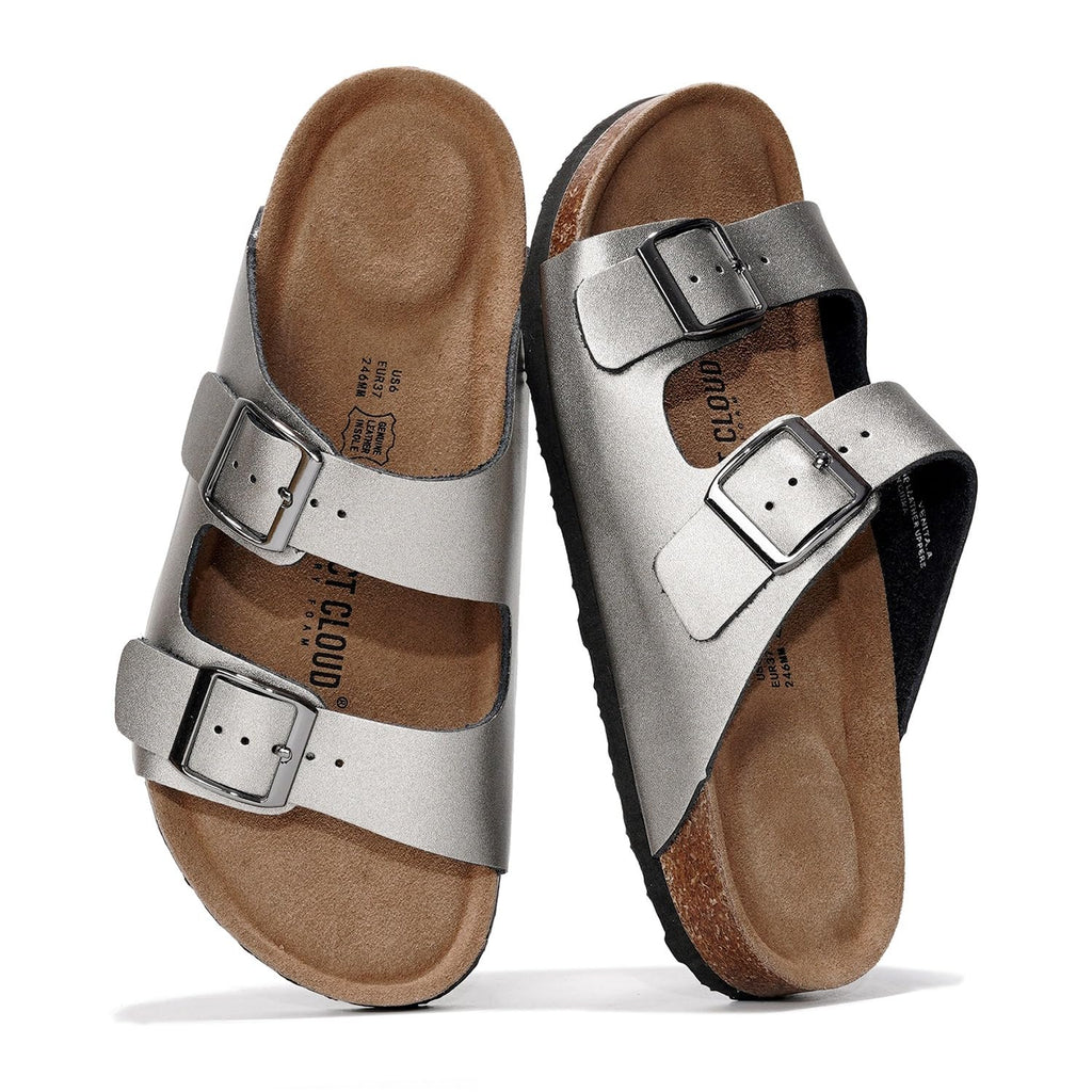 Women's | 100% Genuine Leather Womens Sandals | Memory Foam | Lightweight | Non-Slip - Venita